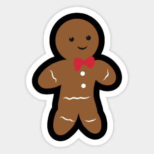 Gingerbread Man Sticker